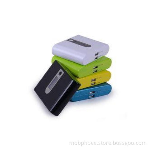 Green 12000mah Smartphone External Battery Pack Fast Chargi